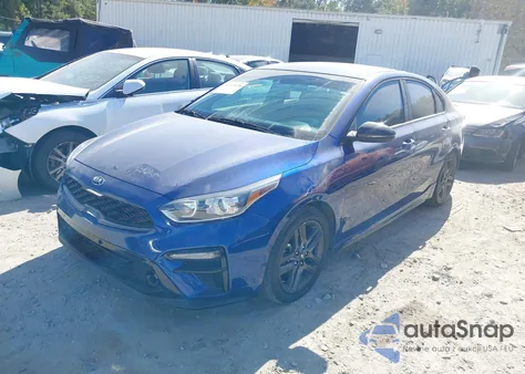 2021 Kia Forte Gt-Line from USA, damaged, VIN 3KPF34AD8ME396914